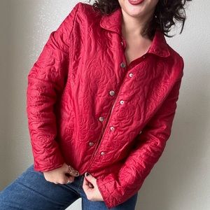 vintage red jacket
